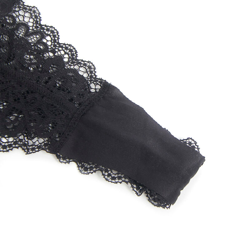 SUBBLIME - 955458 SORT LÆDERLYNLÅS BAG S/M