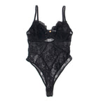 SUBBLIME - 955618 BLONDEBODYSUIT MED LUKNING I NED SORT S/M