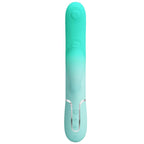 PRETTY LOVE - GIGI MULTIFUNKTIONS KANINVIBRATOR AQUA GRØN