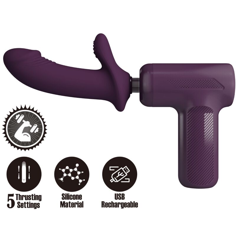 PRETTY LOVE - DJ SCHOLAR MASSAGER 5 INDSTILLINGER LILLA