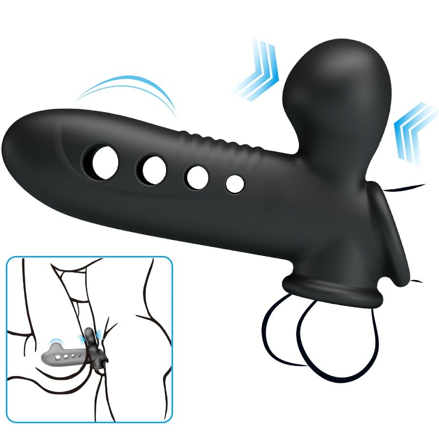 PRETTY LOVE - CRANE PENIS SLEEVE MED AIRBAG SORT