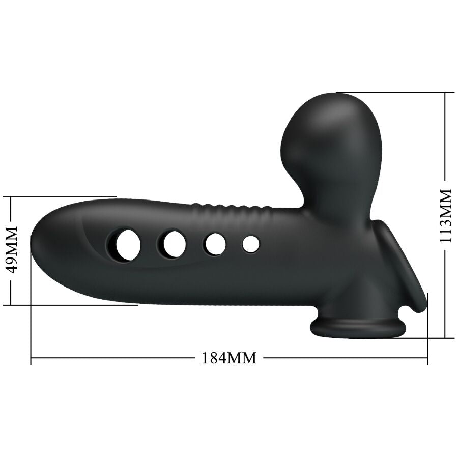 PRETTY LOVE - CRANE PENIS SLEEVE MED AIRBAG SORT