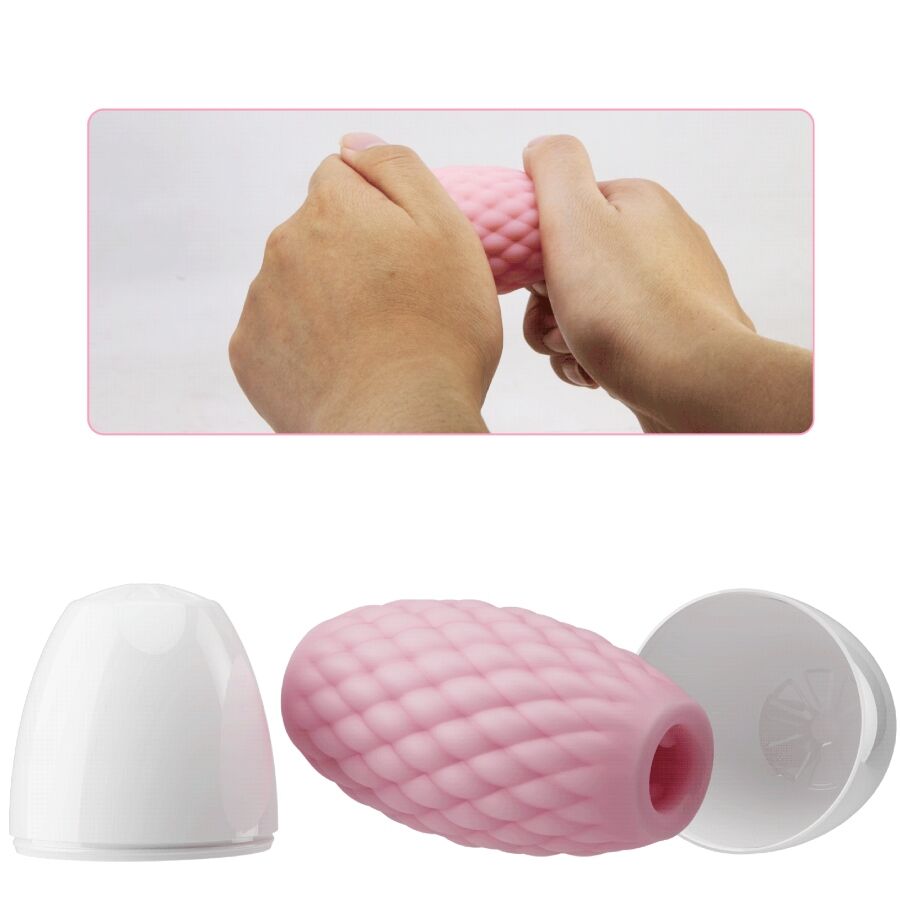 PRETTY LOVE - ATHENA EROS SILIKONE MANDLIG MAsturbator lyserød