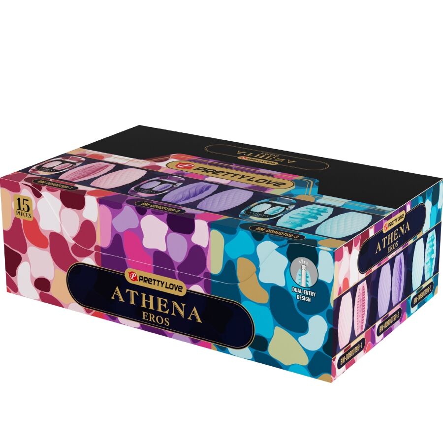 PRETTY LOVE - ATHENA EROS PAKKE 15 FORSKELLIGE MANDLIGE MAsturbatorene
