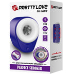 PRETTY LOVE - DJ LADY MANDLIG MATURBATOR MED VIBRATION 5 INDSTILLINGER LILLA