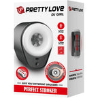PRETTY LOVE - DJ GIRL MANDLIG MATURBATOR MED VIBRATION 5 INDSTILLINGER NEGR