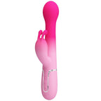PRETTY LOVE - DEJON 3 I 1 MULTIFUNKTIONS KANINVIBRATOR LYSERØD