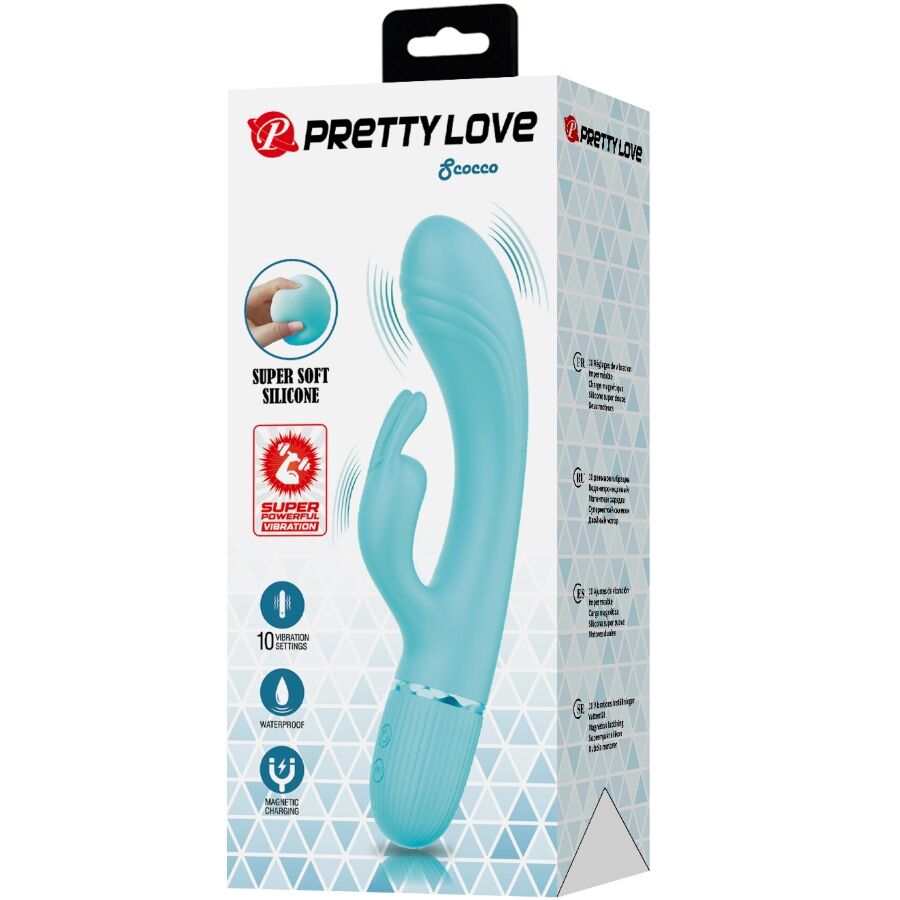PRETTY LOVE - SCOCCO VIBRATOR KANIN TURKIS