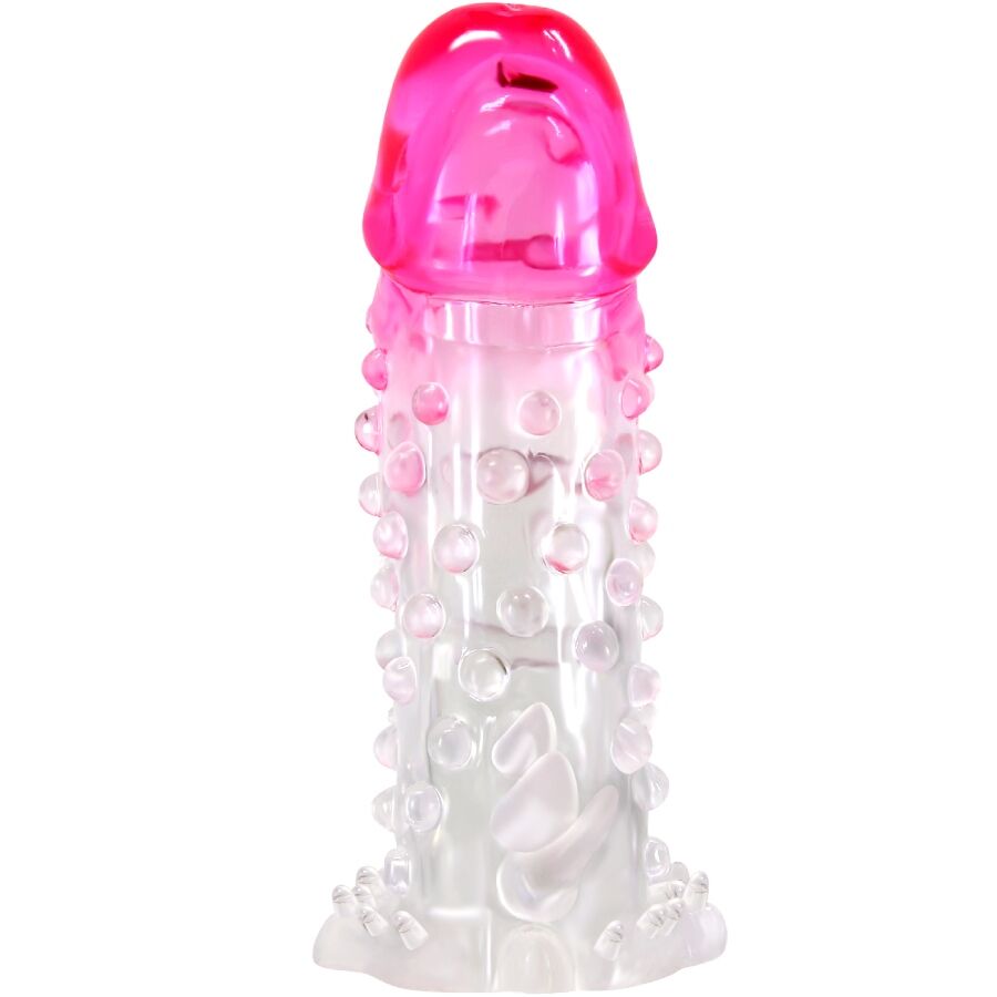 PRETTY LOVE - WILFORD REALISTISK FORSTØRRELSESSKED MED PRÆGET PENIS PINK