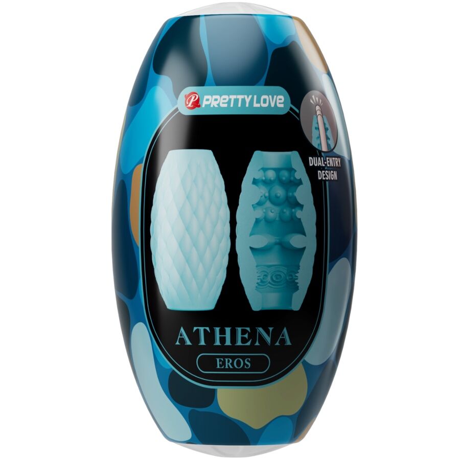 PRETTY LOVE - ATHENA EROS SILIKONE MANDLIG MATURBATOR HIMMELBLÅ