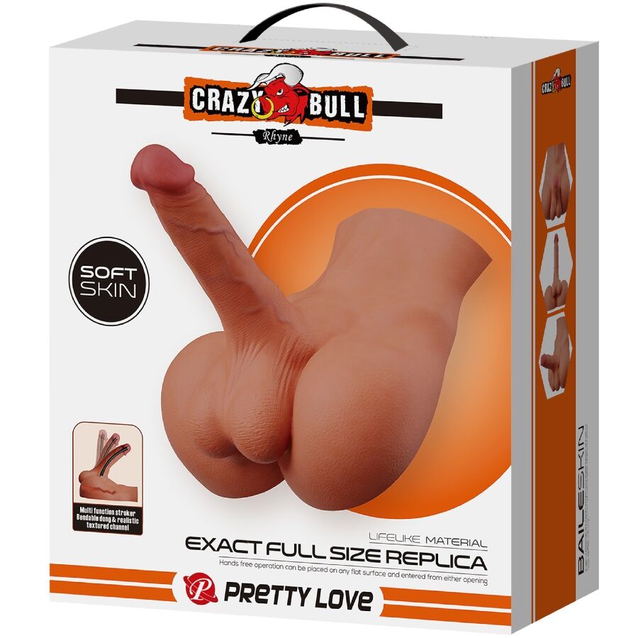 CRAZY BULL - RHYNE BACK REALISTISK NATURLIG MASURBATOR