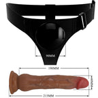 PRETTY LOVE - KYTON UNIVERSAL SELE TRUSSES MED SQUIRTING DILDO 19 CM MULATO