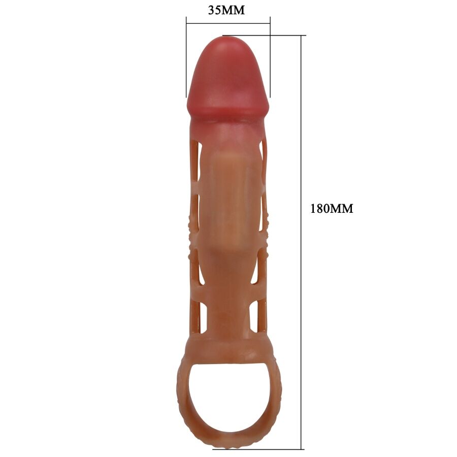 PRETTY LOVE - PRESTON VIBRERENDE PENISÆRME 18 CM