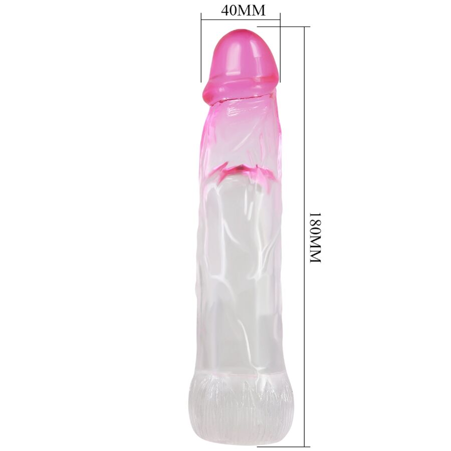 PRETTY LOVE - NERON REALISTISK 6 CM FORSTØRRELSESSKED TIL PENIS PINK