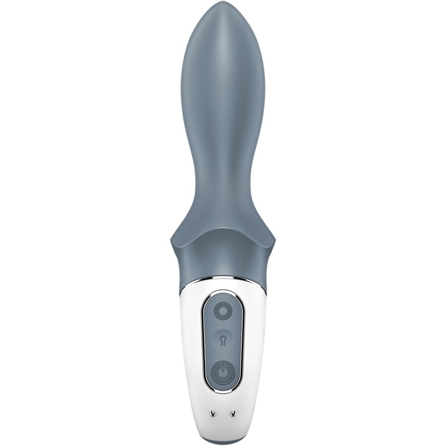 SATISFYER - LUFTPUMP BOOTY 1 ANAL OPPUSTBAR VIBRATOR GRÅ