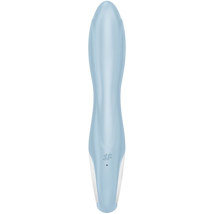 SATISFYER - LUFTPUMPE KANIN 1 OPPUSTELIG KANINVIBRATOR BLÅ