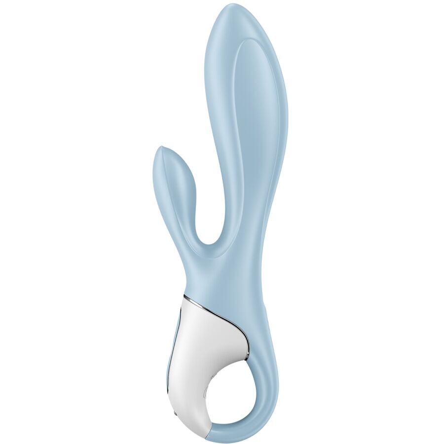 SATISFYER - LUFTPUMPE KANIN 1 OPPUSTELIG KANINVIBRATOR BLÅ