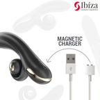 IBIZA - TWISTER VIBRATOR MED KURVESTIMULATOR OG VIBRO-ROTATION