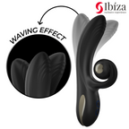 IBIZA - TWISTER VIBRATOR MED KURVESTIMULATOR OG VIBRO-ROTATION