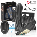IBIZA - BÆRBAR VIBRATOR MED G-PUNKT OG KLITORISSTIMULERING MED FJERNBETJENING