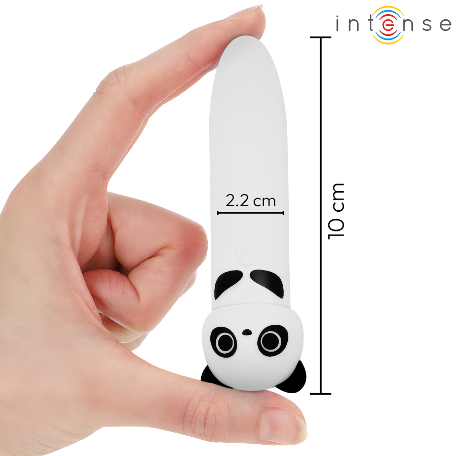 INTENSE - POH PANDA VIBRERENDE KUGLET USB GENOPLADELIG 10 X 2,2 CM