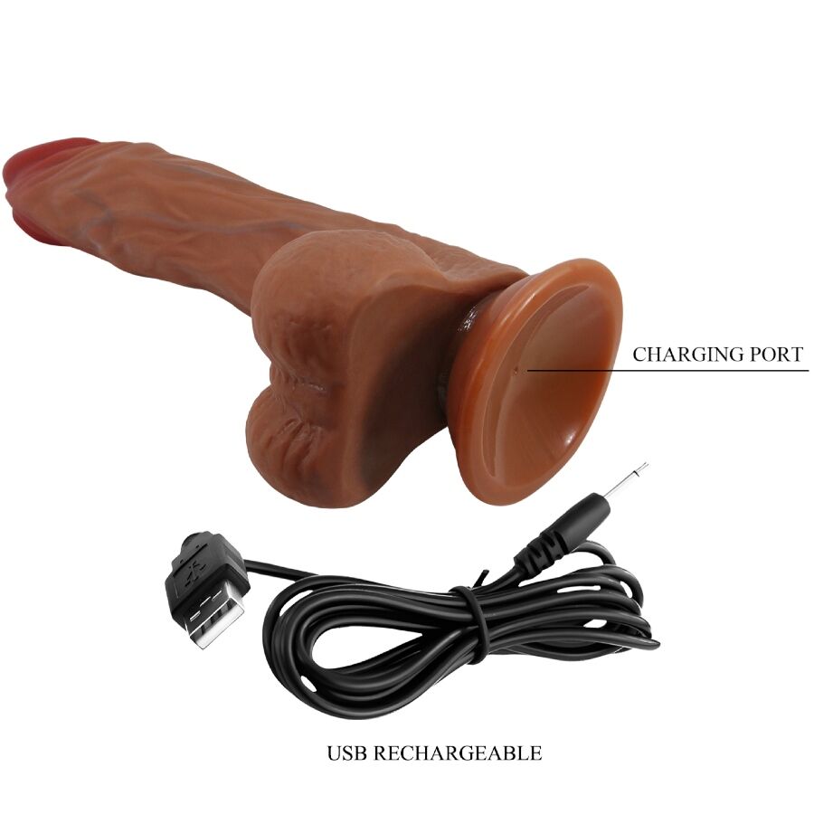 BAILE - CALISTO REALISTISK DILDO 24 CM KØD