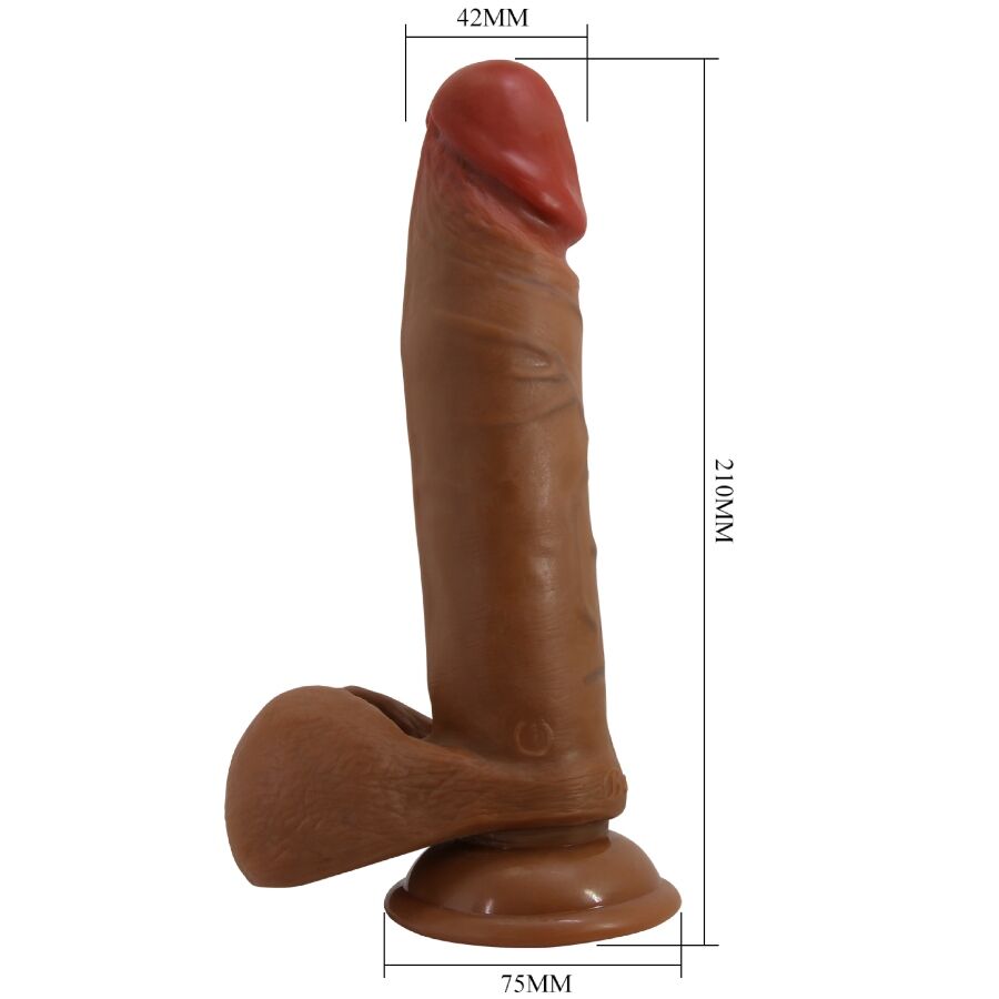 BAILE - ABEL REALISTISK DILDO 21 CM MULAT