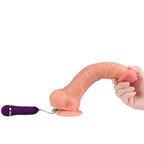 SHEQU - APOLO VIBRATOR DILDO MED FJERNBETJENING 24,5 CM