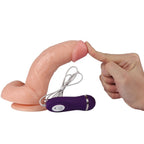 SHEQU - KASSADIN VIBRATOR DILDO MED FJERNBETJENING 17,5 CM