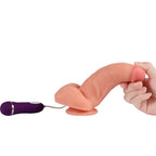 SHEQU - RED EAGLE VIBRATOR DILDO MED FJERNBETJENING 17 CM