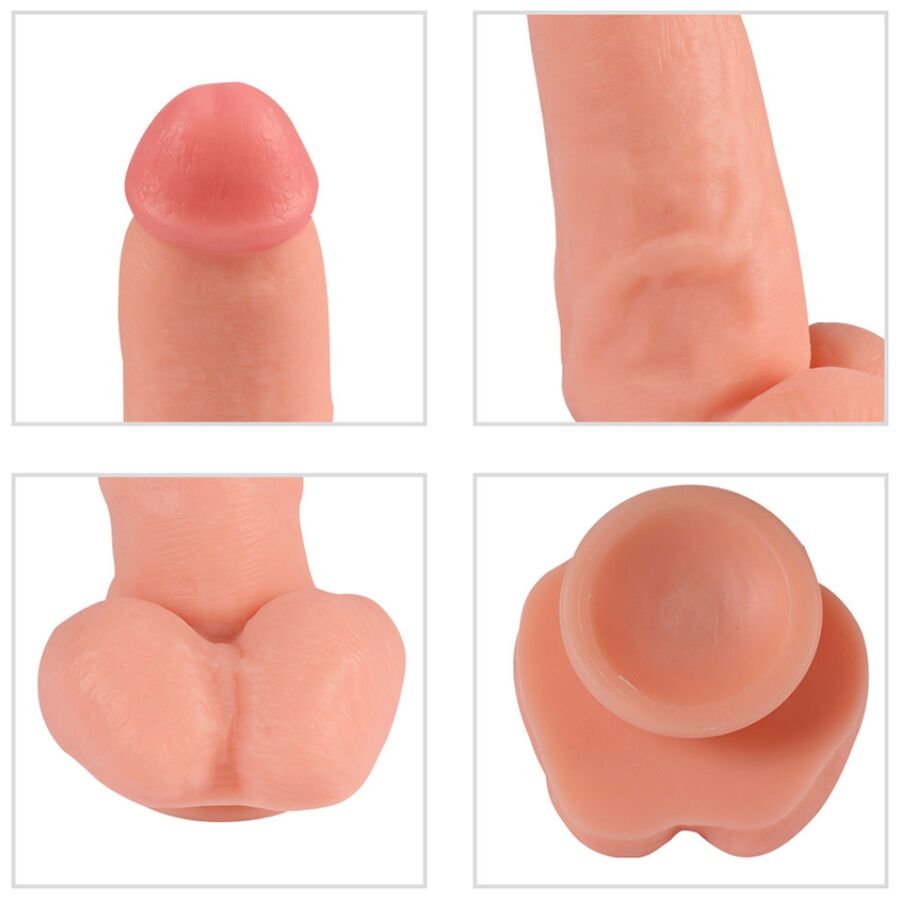 SHEQU - RED EAGLE VIBRATOR DILDO MED FJERNBETJENING 17 CM