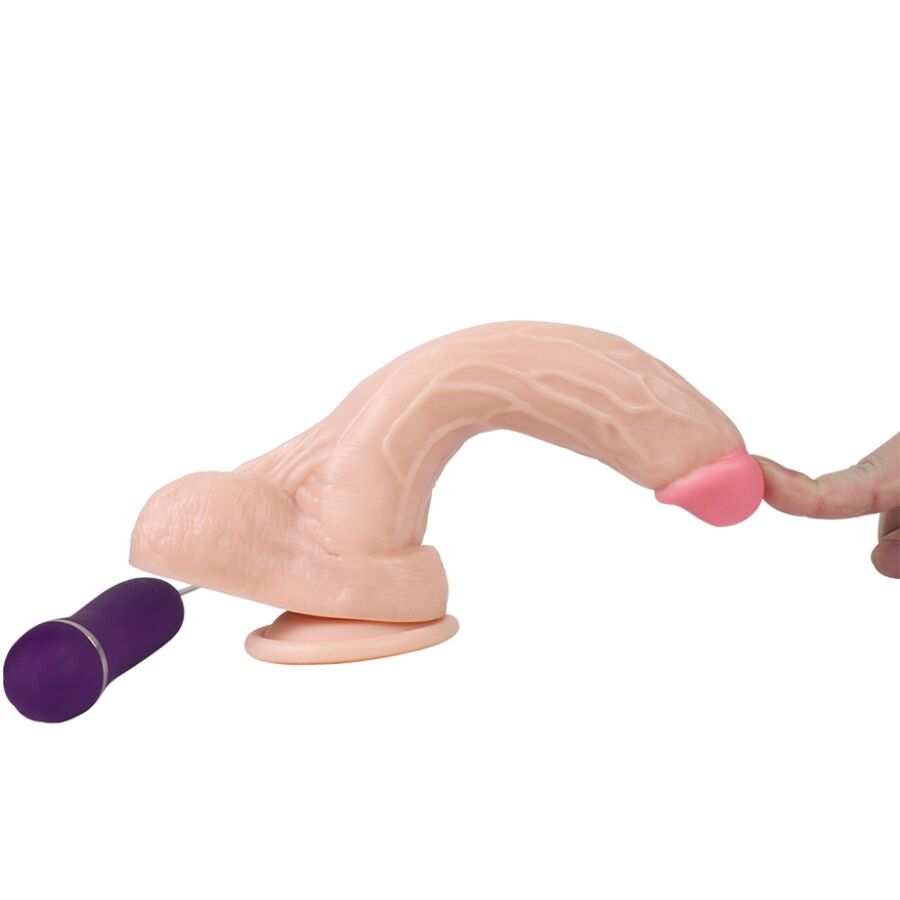 SHEQU - HOLY DRAGON VIBRATOR DILDO MED FJERNBETJENING 20,5 CM