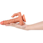 SHEQU - JULIAN DILDO OG KLITORIS STIMULATOR MED VIBRATION OG FJERNBETJENING 16 CM