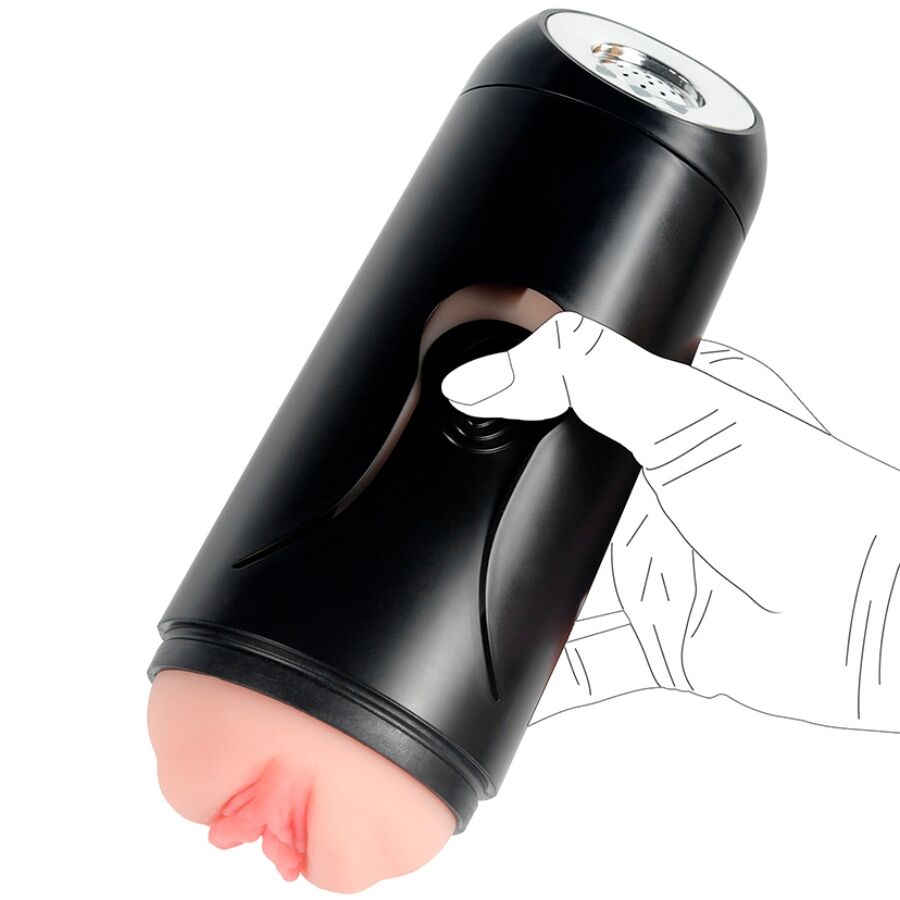 SHEQU - FANNY VAGINA MASTURBATOR MED VIBRATION