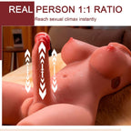 XISE - MIAH LADY BOY KVINDELIG TORSO MED DILDO MED VIBRATION OG STYK 55 CM