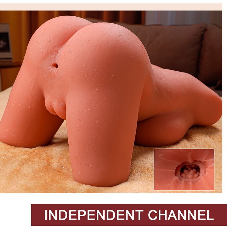 XISE - MIAH LADY BOY KVINDELIG TORSO MED DILDO MED VIBRATION OG STYK 55 CM