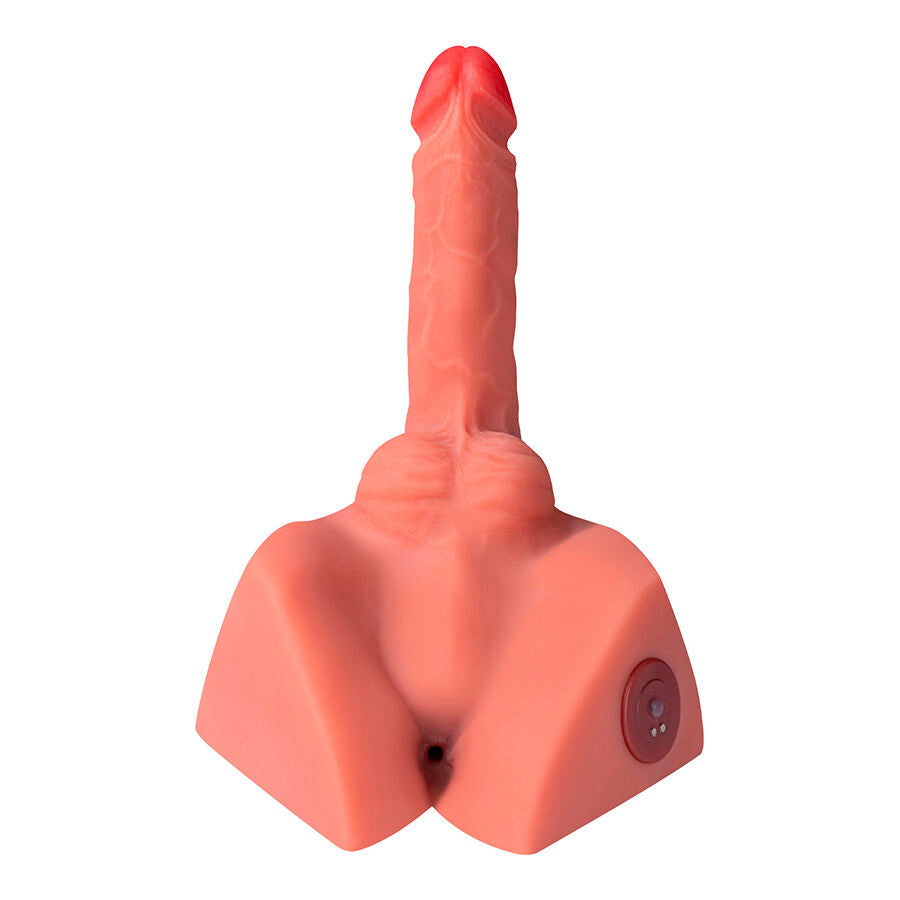 XISE - MICHAEL REALISTISK DILDO OG ANUSMASTURBATOR MED STØV 15 CM