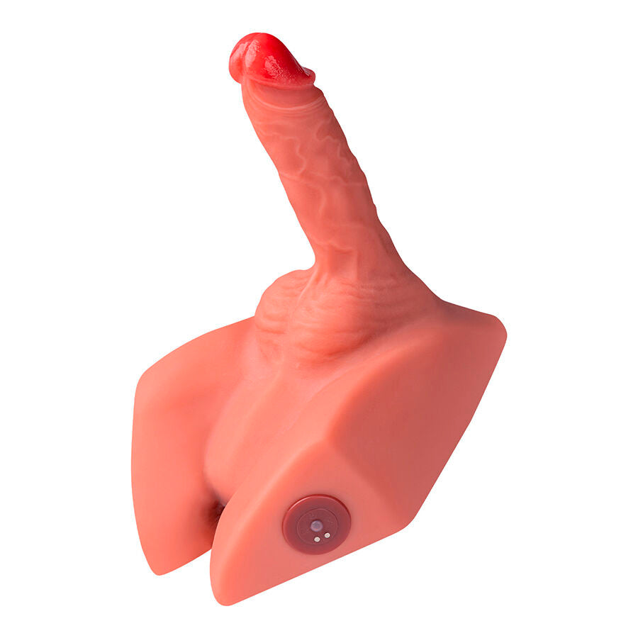 XISE - MICHAEL REALISTISK DILDO OG ANUSMASTURBATOR MED STØV 15 CM