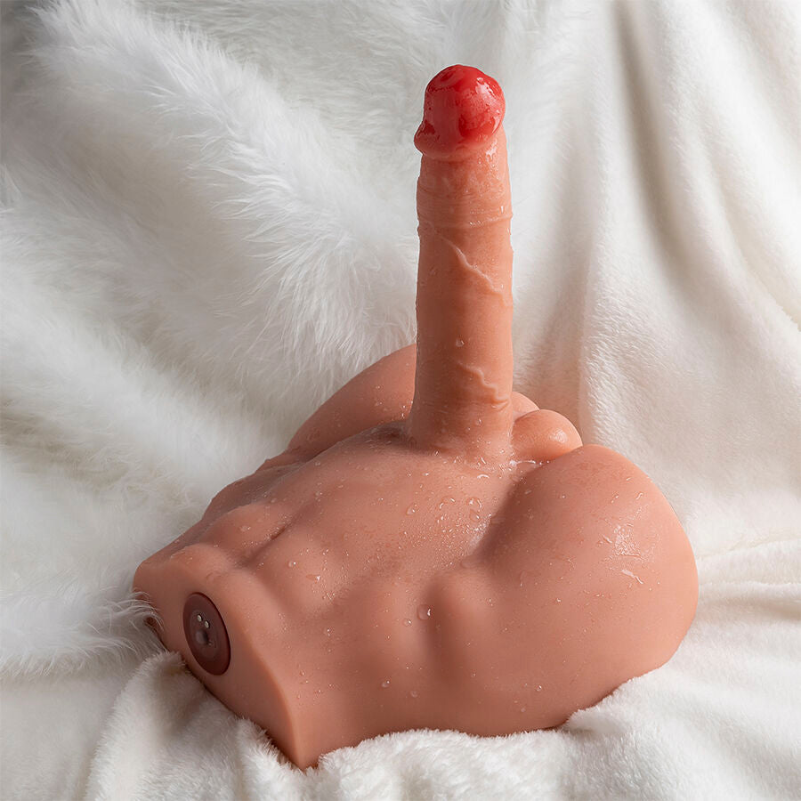 XISE - PEEL DILDO RØV REALISTISK DILDO MASTURBATOR FORRESTE POSITION MED STYK 17,5 CM