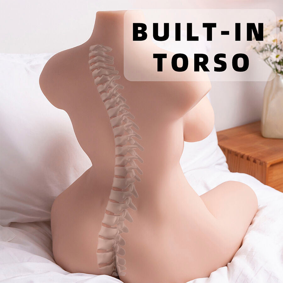 XISE - TIDY KVINDELIG REALISTISK TORSO MED SKYDEFORM 71 CM