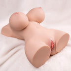 XISE - LILLE, STYKENDE REALISTISK TORSO MED KVINDELIG VIBRATION 40 CM