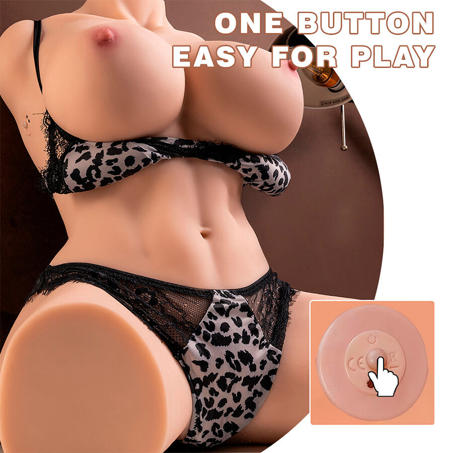 XISE - MURIEL KVINDELIG REALISTISK TORSO MED SKYDEFORM 55 CM