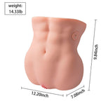 XISE - LYDIA KVINDELIG VAGINA MASURBATTOR MED STØV 25 CM