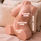 XISE - DANIA THRUSTING REALISTISK VIBRERENDE KVINDELIG TORSO 52 CM