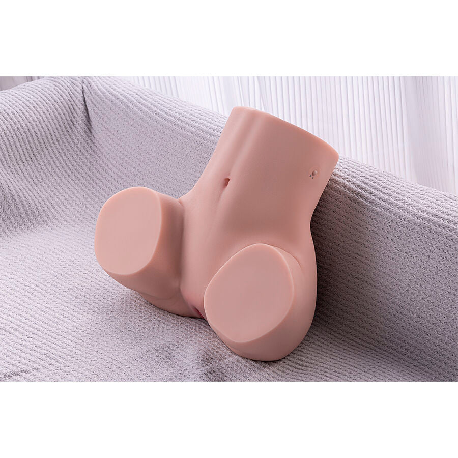 XISE - GINA MULTIPOSITION REALISTISK VAGINA MASURBATTOR MED VIBRATION OG FJERNBETJENING