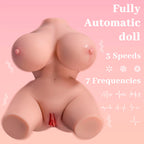 XISE - FRIEDA REALISTISK KVINDETORSO MED VIBRATION 36 CM
