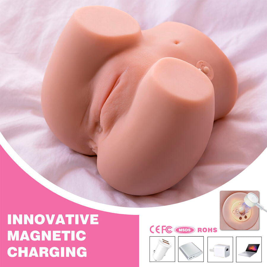 XISE - CONNIE BACK MASTURBATOR VAGINA OG ANUS REALISTISK MULTIPOSITION MED VIBRATION