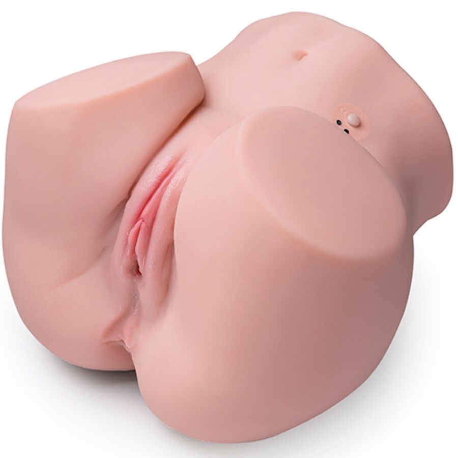XISE - OLGA VIBRERENDE REALISTISK VAGINA OG ANUS MASTURBATOR MULTIPOSITION