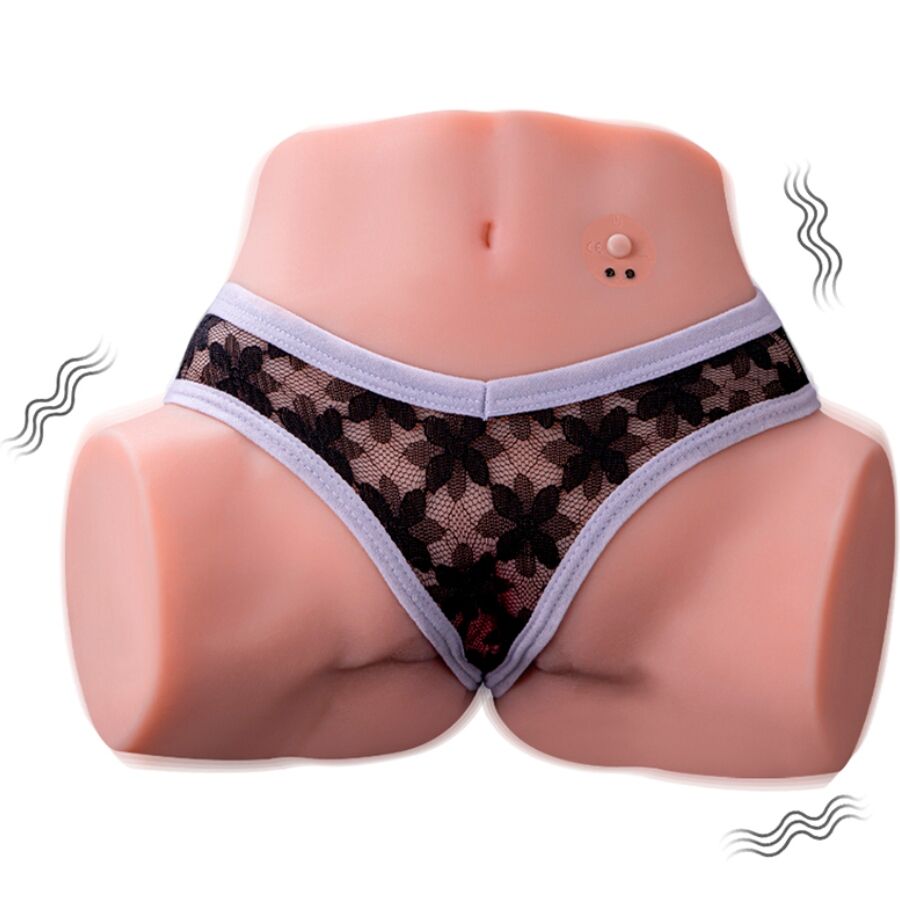 XISE - TRACY VIBRERENDE REALISTISK MULTIPOSIONS VAGINA OG ANUS MASURBATTOR