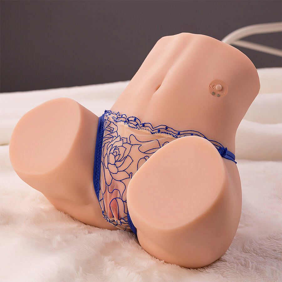 XISE - MAYA SUCKENDE REALISTISK VAGINA OG ANUS MASURBATTOR MED VIBRATION OG SUGNING 4,5 KG